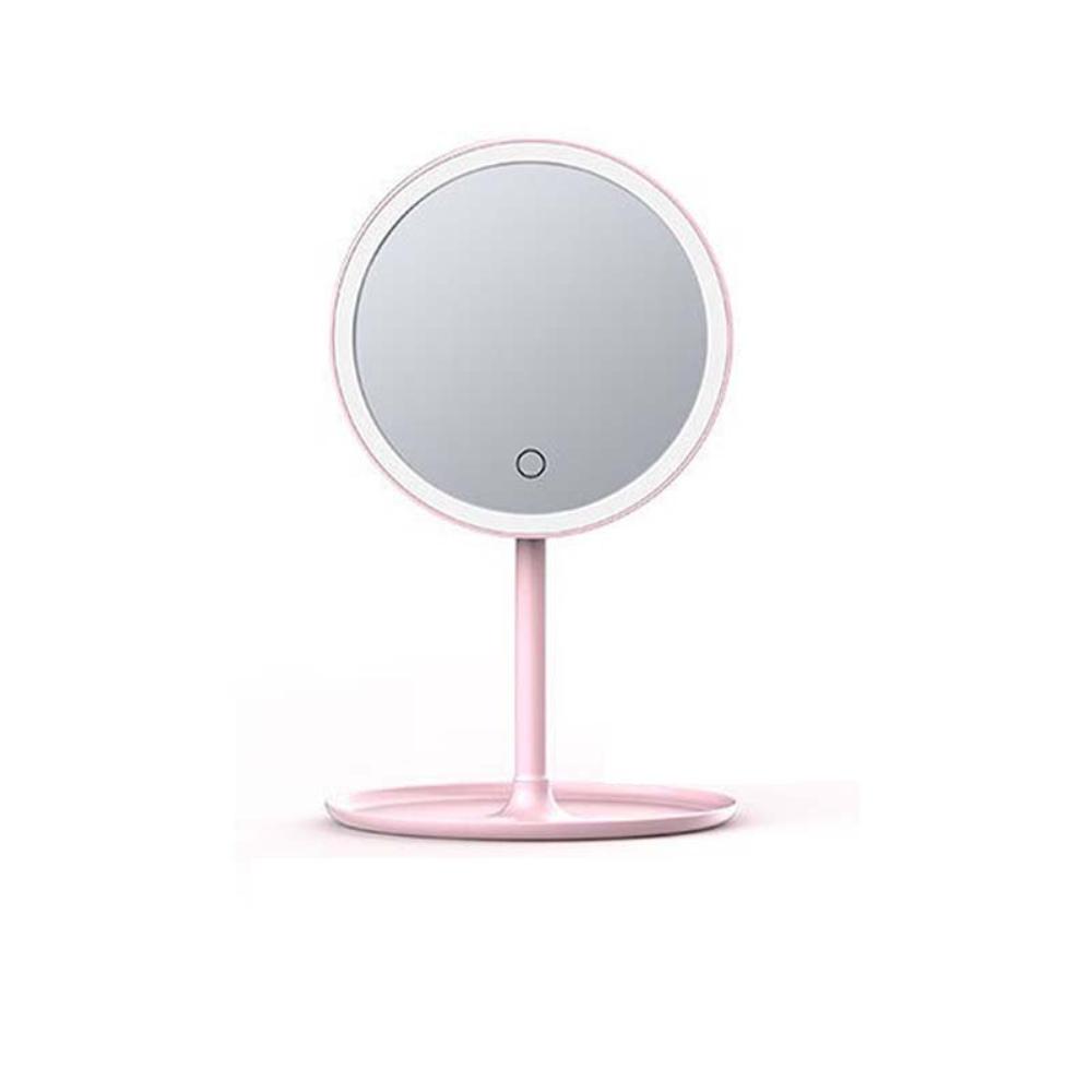 LED Vanity Mirror with Lights, Round Makeup Mirror with Adjustable Brightness and USB Charging for Flawless Makeup Application 2